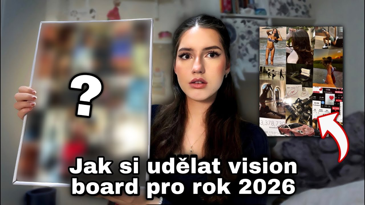 TUTORIÁL: Jak si udělat vision board, který ti FAKT změní rok