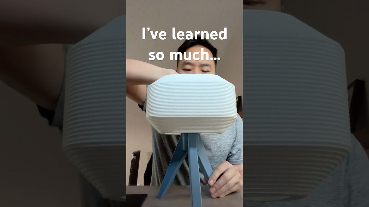 Designing My First Lamp | 3D Printing a Custom Lampshade with Fusion 360 & Bambu Lab