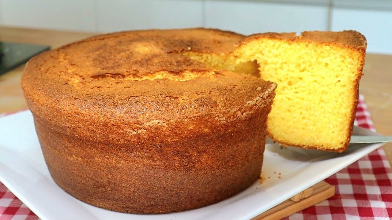 BOLO  FLOCÃO DE MILHO FÁCIL E FOFINHO