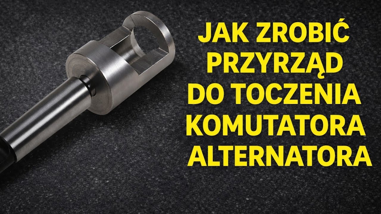 Jak zrobić przyrząd do toczenia komutatora.