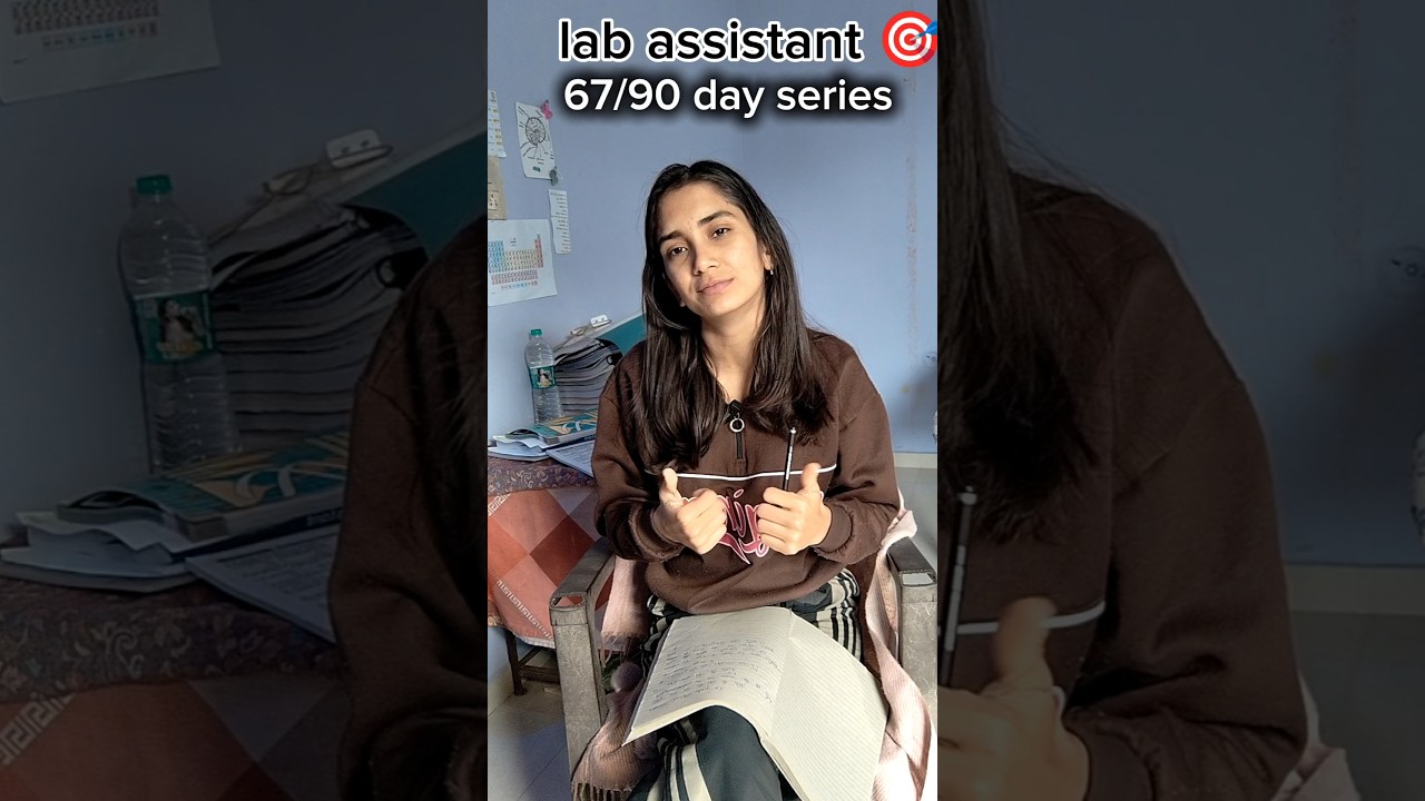 67/90 day series lab assistant exam 🎯#labassistantexam #motivation #viralvideo #youtubeshorts
