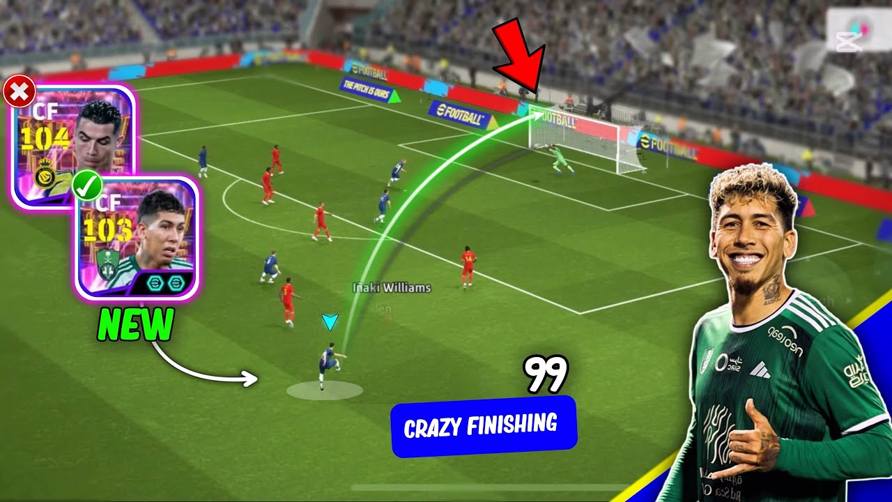 Showtime R. FIRMINO 103 Rate Card Deserves Phenomenal Finishing Skill more Than Cristiano Ronaldo🔥