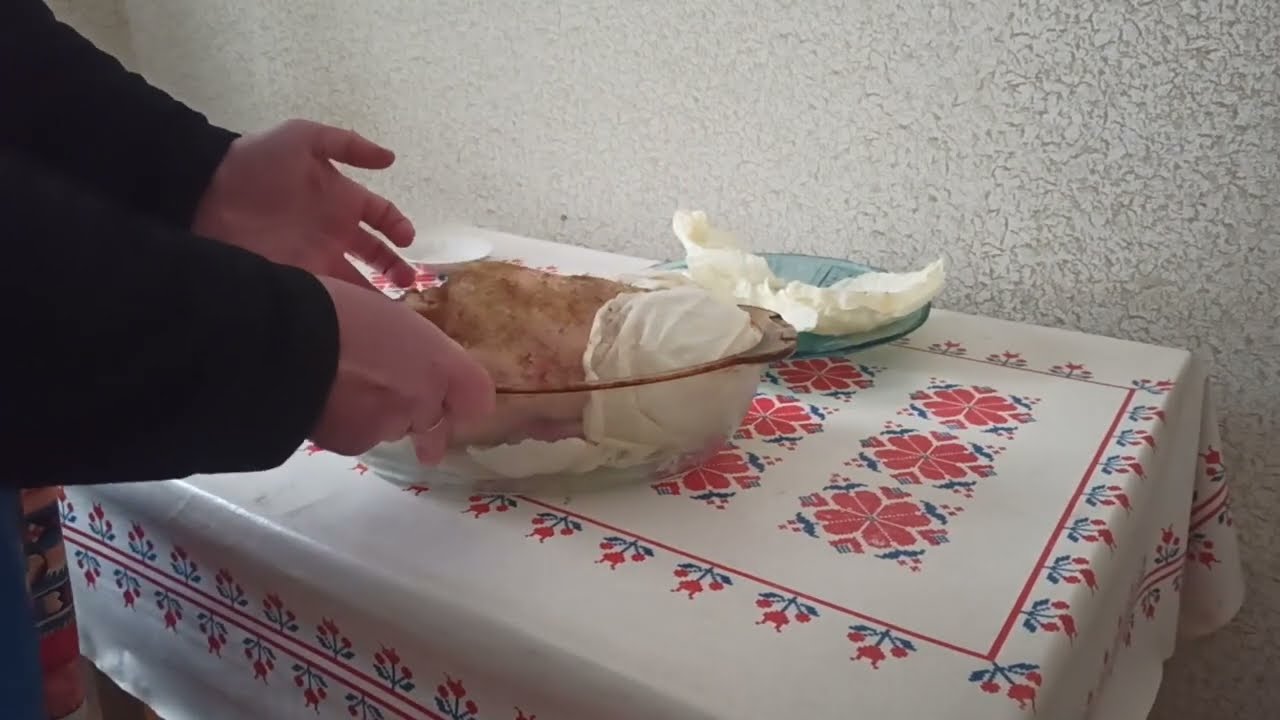 Печена качка в пелюшках