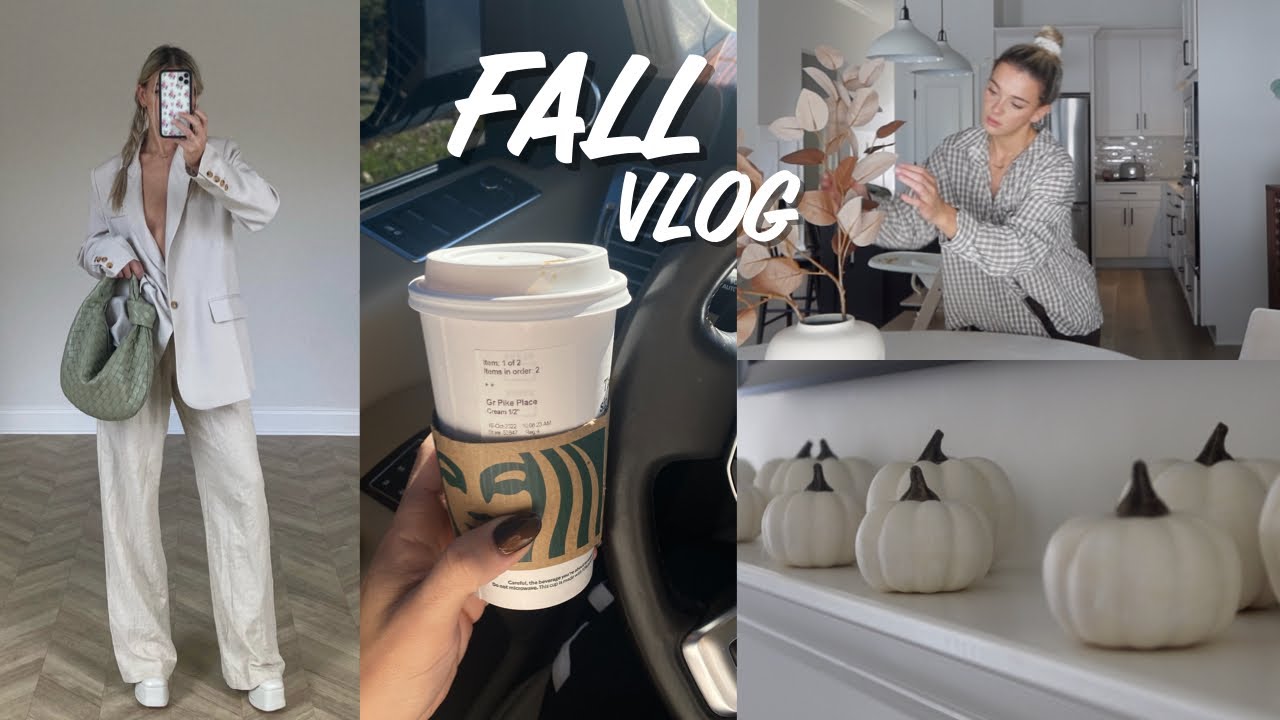 few days: new fall decor! hormonal issues & updated makeup routine 🤎🍂