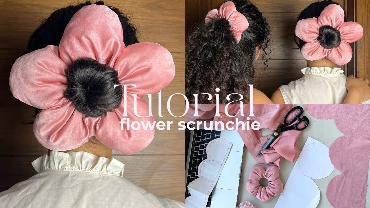 Tutorial - scrunchie flor 🌸