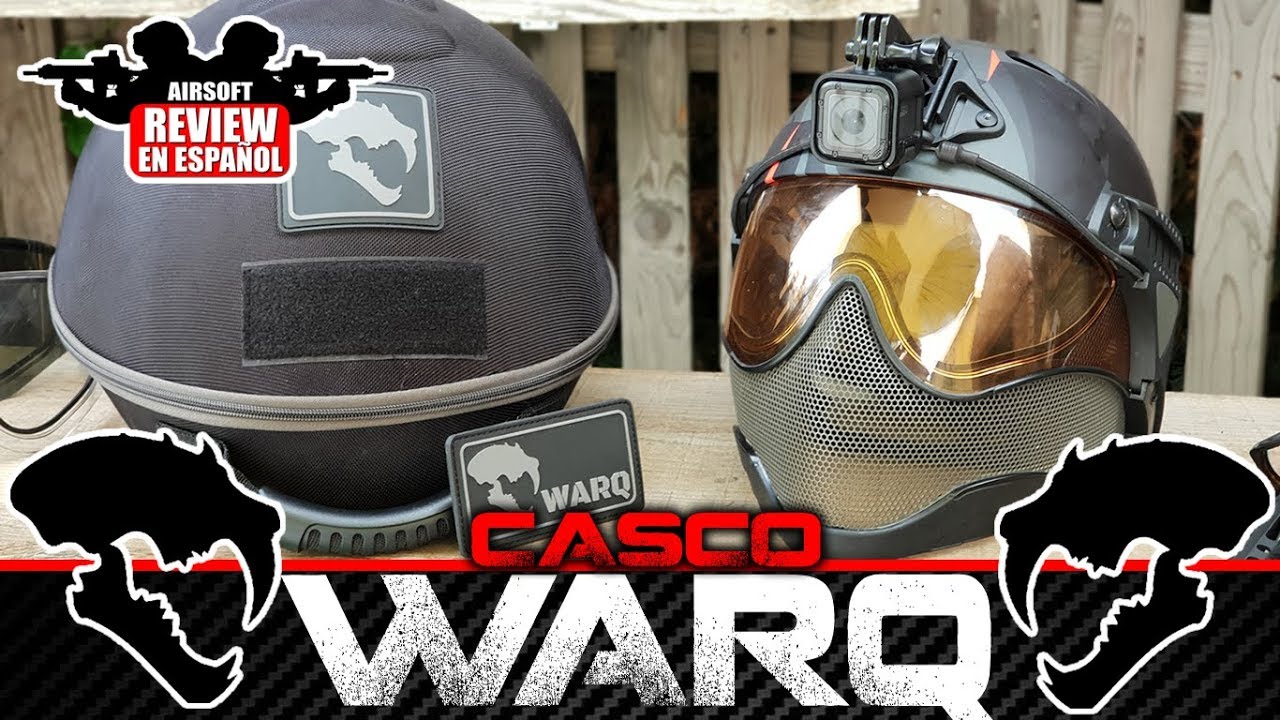 CASCO WARQ HELMET : ¡¡ El mejor casco que he probado !! | Airsoft Review en Español