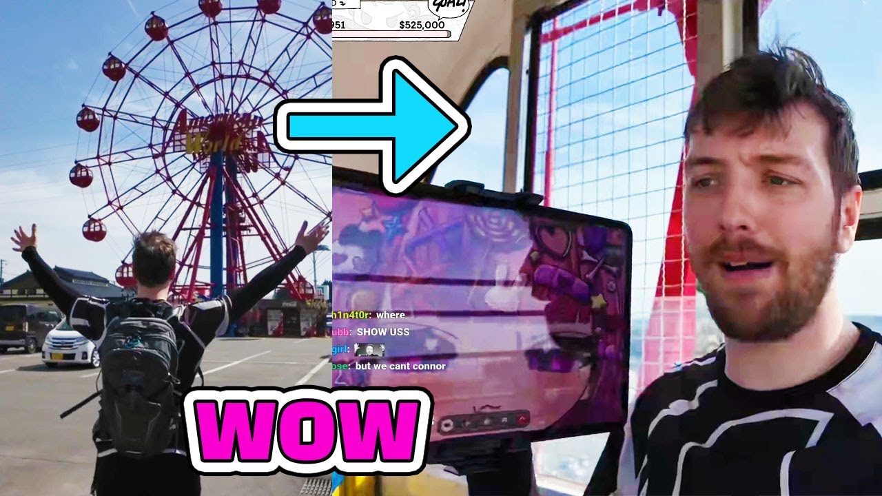 CDawgVA Surprises Ironmouse Taking her on a Huge Ferris Wheel