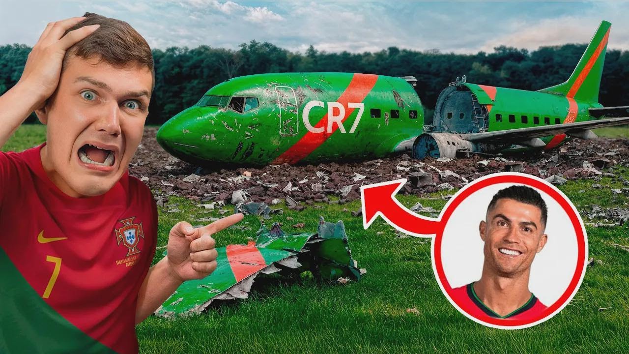 Ми знайшли розбитий приватний літак Роналду! Це не жарт