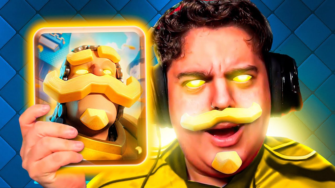 Usei o novo HEROI CAVALEIRO no clash royale *gameplay completa*