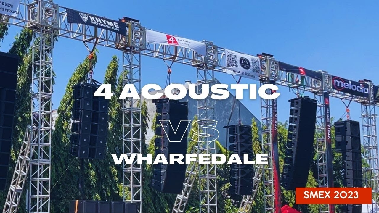 Beginilah suara asli dari 4ACOUSTIC dan WHARFEDALE di acara SMEX 2023 Grand City SURABAYA