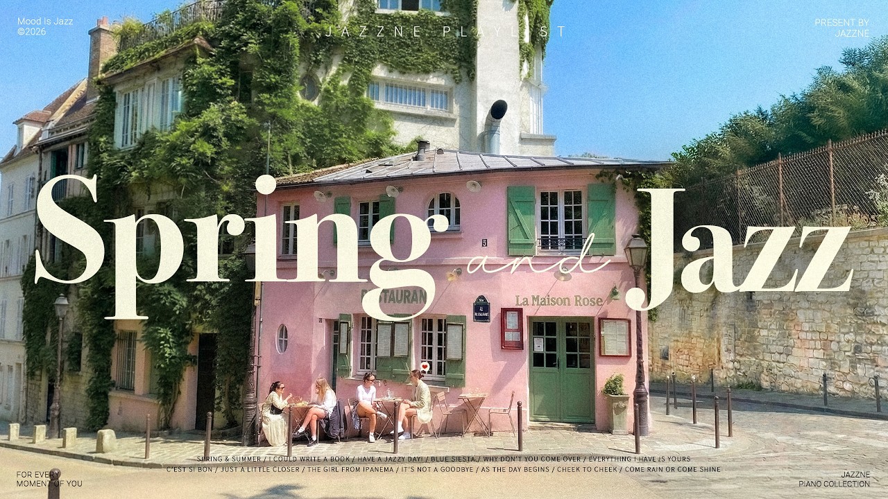 Playlist | 화창한 봄 나들이 기분나는 밝고 경쾌한 재즈 🌷🌿 | 하루종일 틀기 좋은 신나는 템포의 산뜻한 재즈 | 매장 카페 | Jazz Background Music