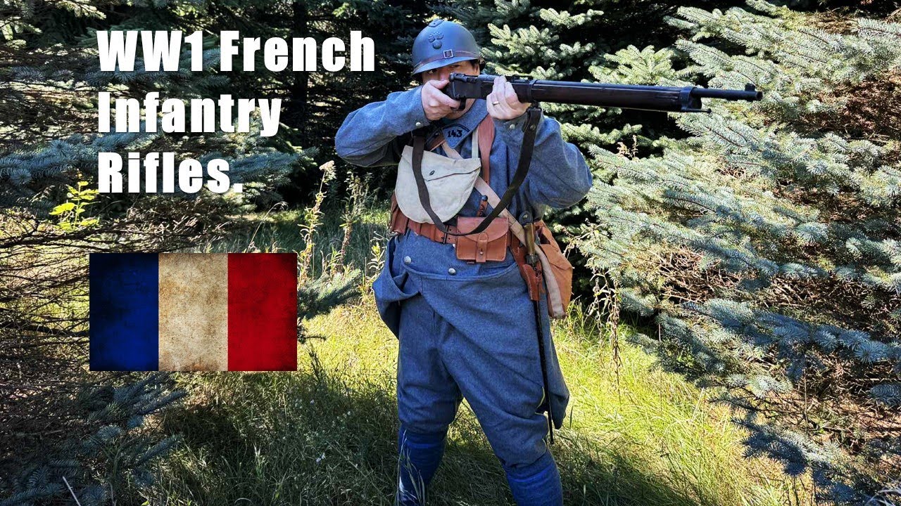 French Infantry Rifles in WW1.