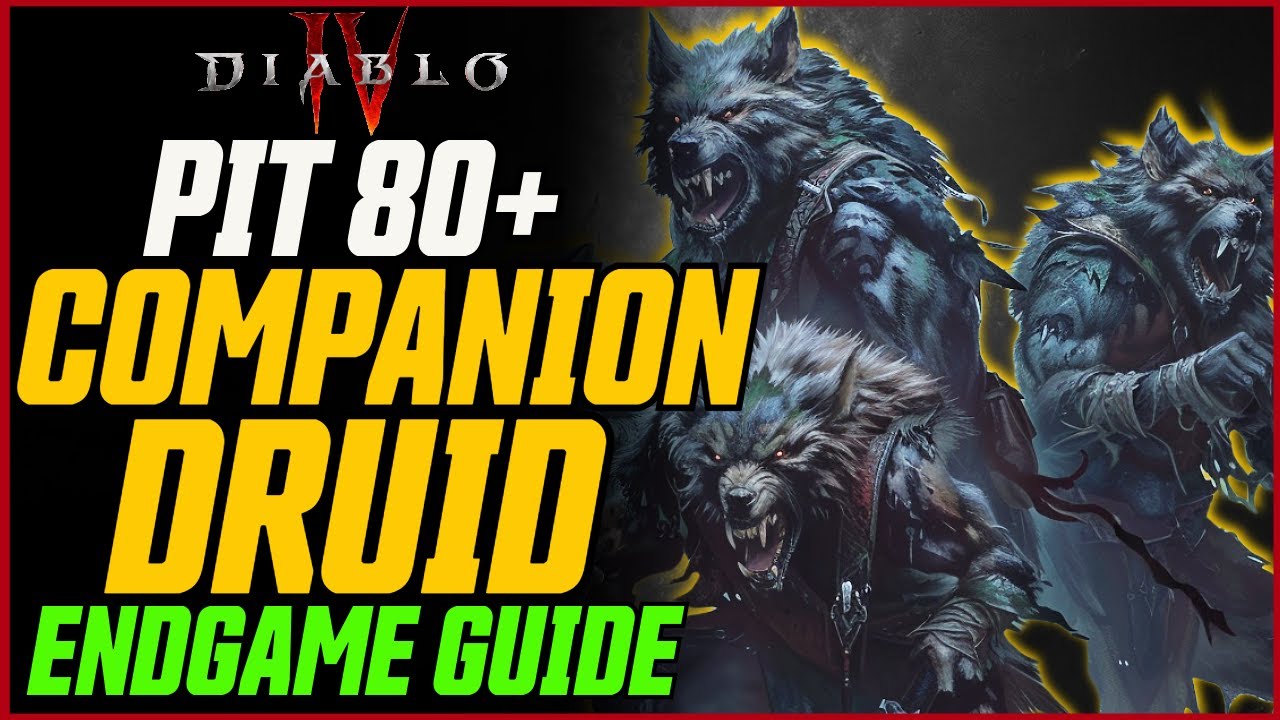 Companion Druid is INSANE! Pit 80+ Made Easy! // Diablo 4 Season 4 Druid Build Guide