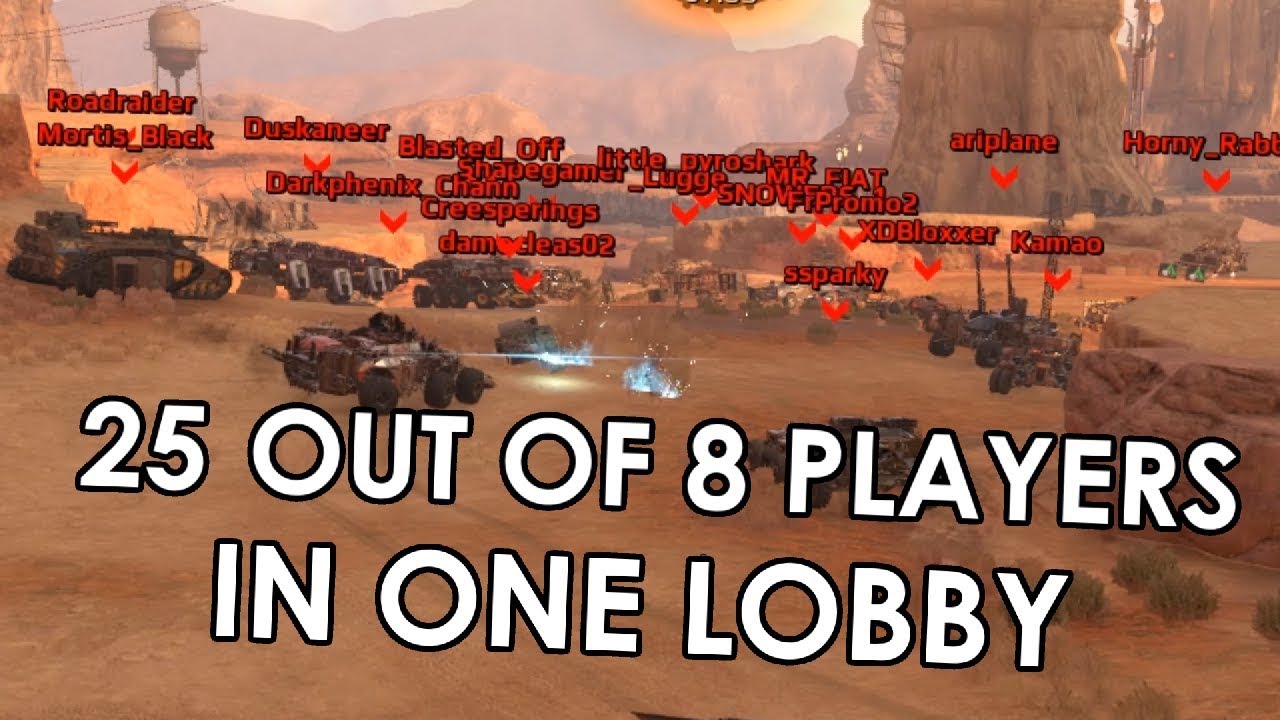 MASSIVE free for all lobby in Crossout