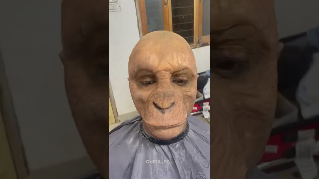 Talking monkey 😱 | Indian prosthetic makeup by chida fx studio