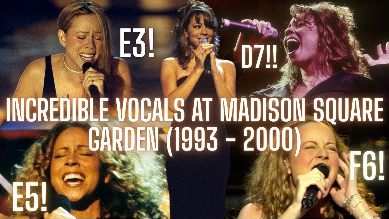 Mariah Carey - INCREDIBLE Vocals at Madison Square Garden (1993 - 2000)