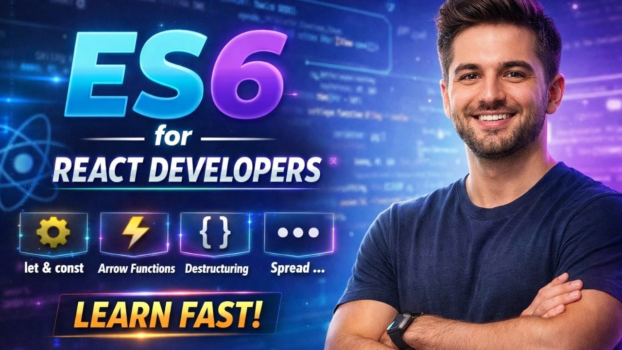 ES6 JavaScript Explained for React Developers | Complete Beginner Guide