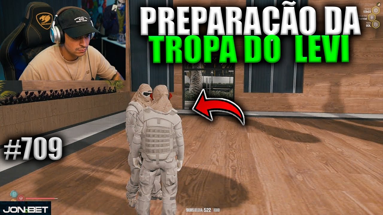 PREPARA&Ccedil;&Atilde;O DA TROPA DO LEVI PARA O RESGATE! EP 709