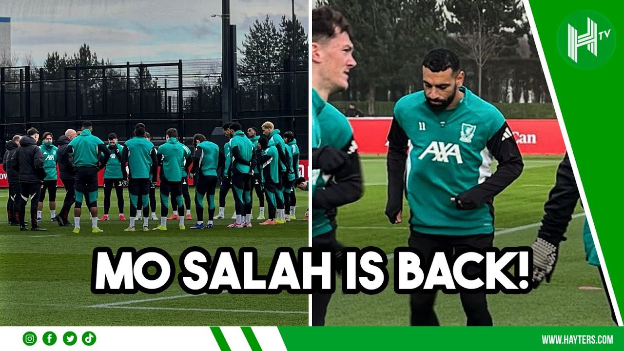 Mo Salah TRAINS ahead of Liverpool return!