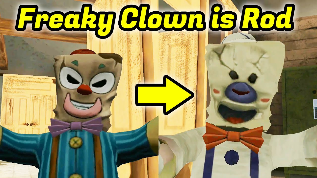 Freaky Clown is Rod - Freaky Clown Ice Scream 2 Mod Full Gameplay