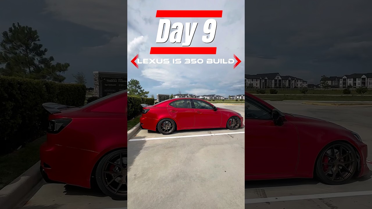 The exterior is finally complete! #lexus #windowtint #carbuild
