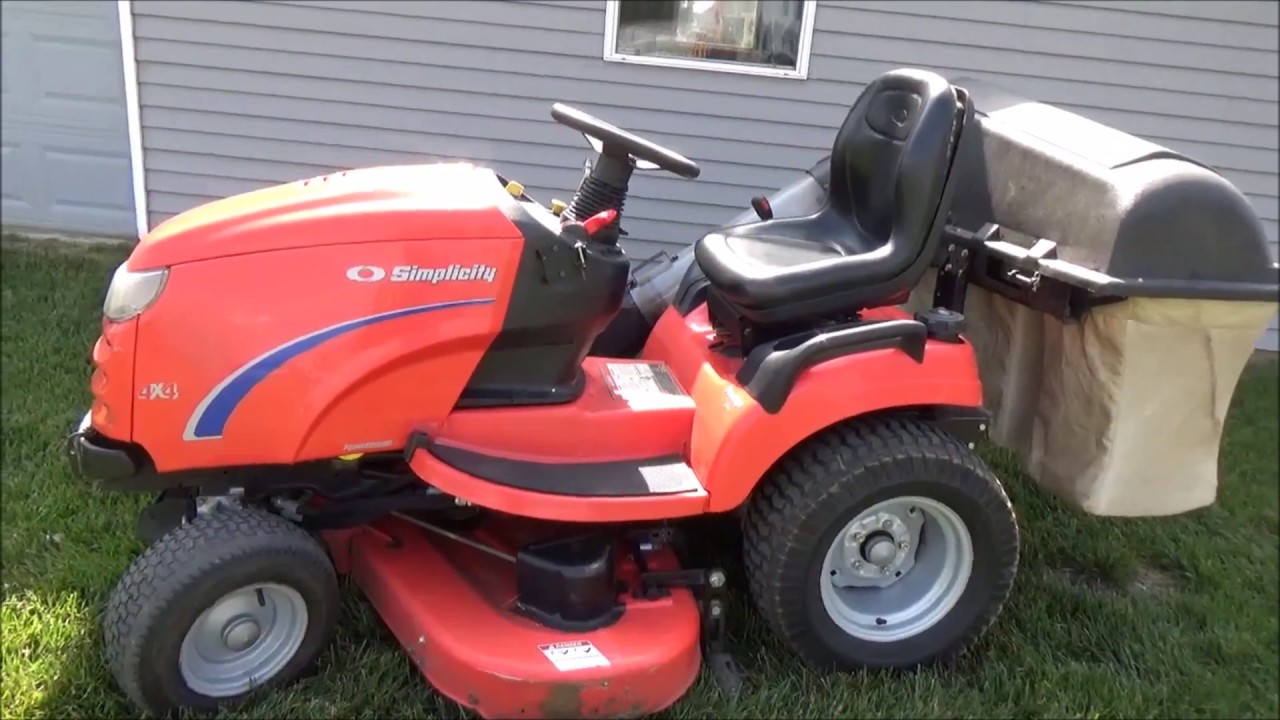 Garden tractor review - 2007 Simplicity Prestige 4x4