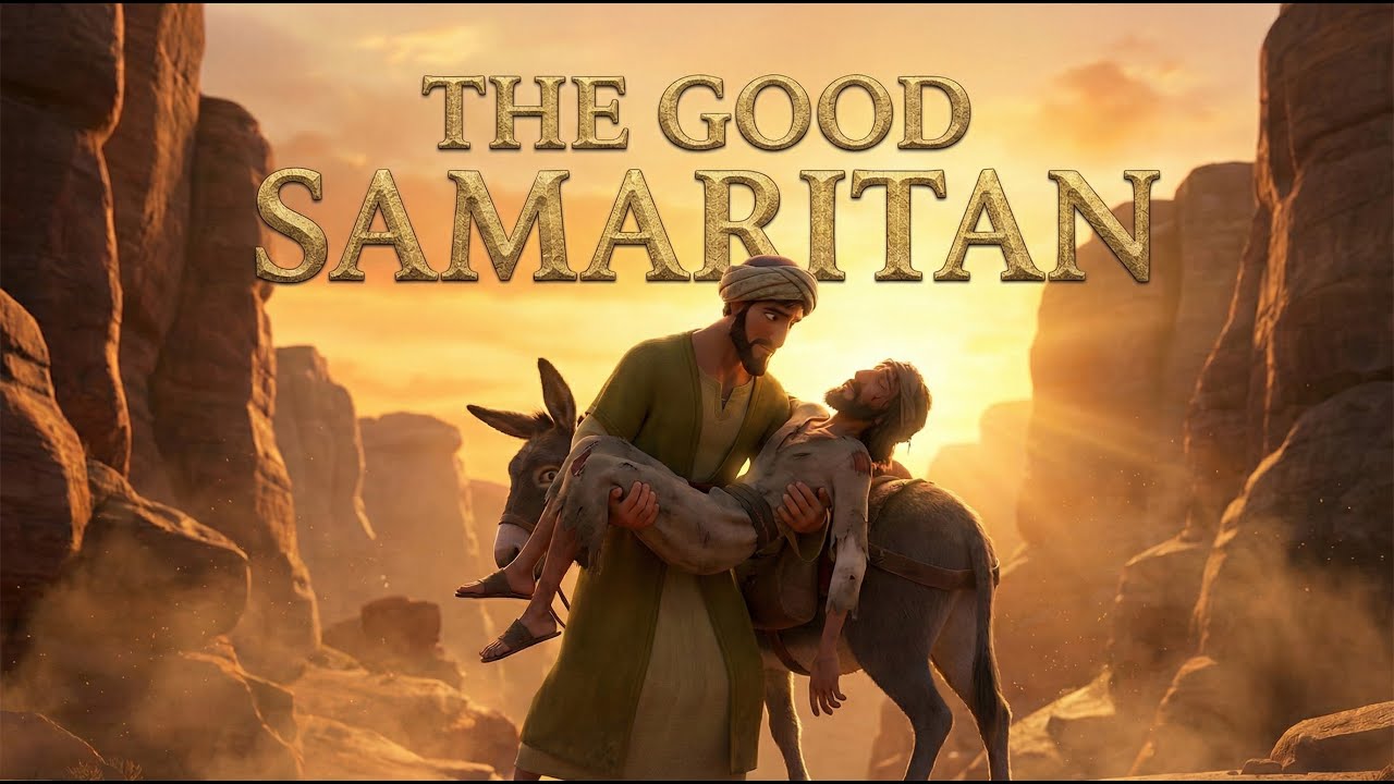 The Good Samaritan: | 3D Animated Bible Story for Kids - Feli & Benny On The Go