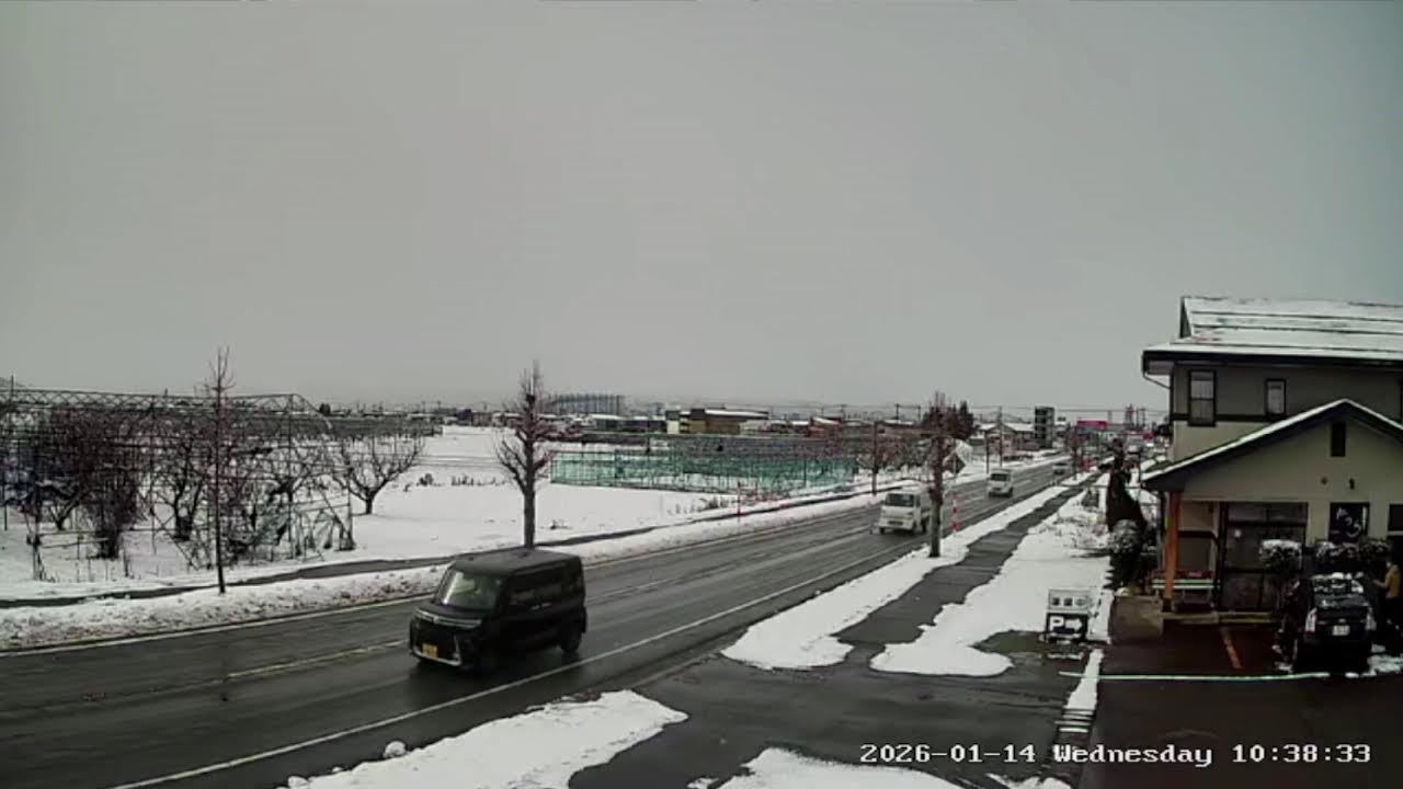 山形県寒河江市日田五反県道23号線ライブカメラ Yamagata Sagae Live camera.world.cam