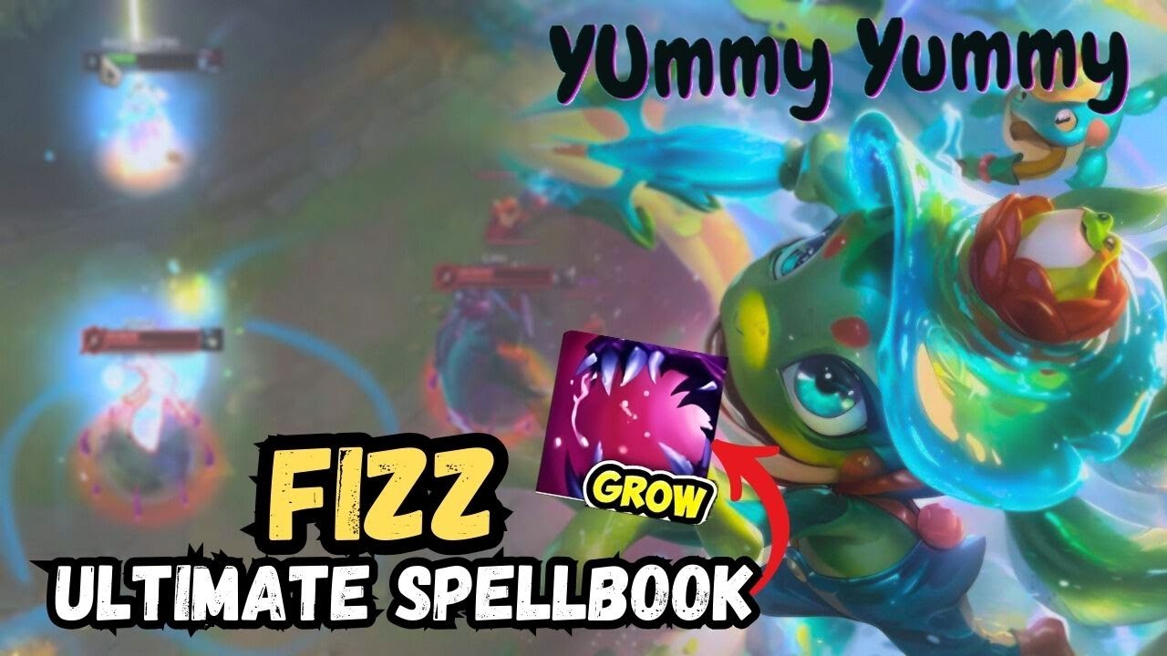 Fizz + Feast ( Cho'Gath R) Yummy Yummy Ultimate Spellbook – League of Legends. No Commentary