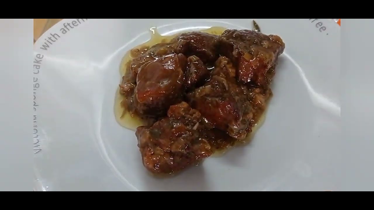 Estofado básico al vino tinto de cabeza de lomo de cerdo