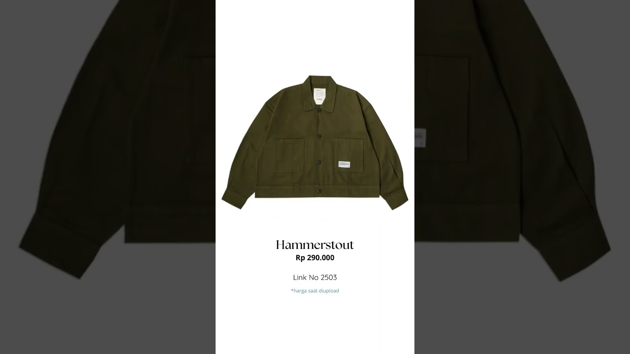 Work Jacket Local Brand #jaket #workjacket #localbrand #pilihansandang