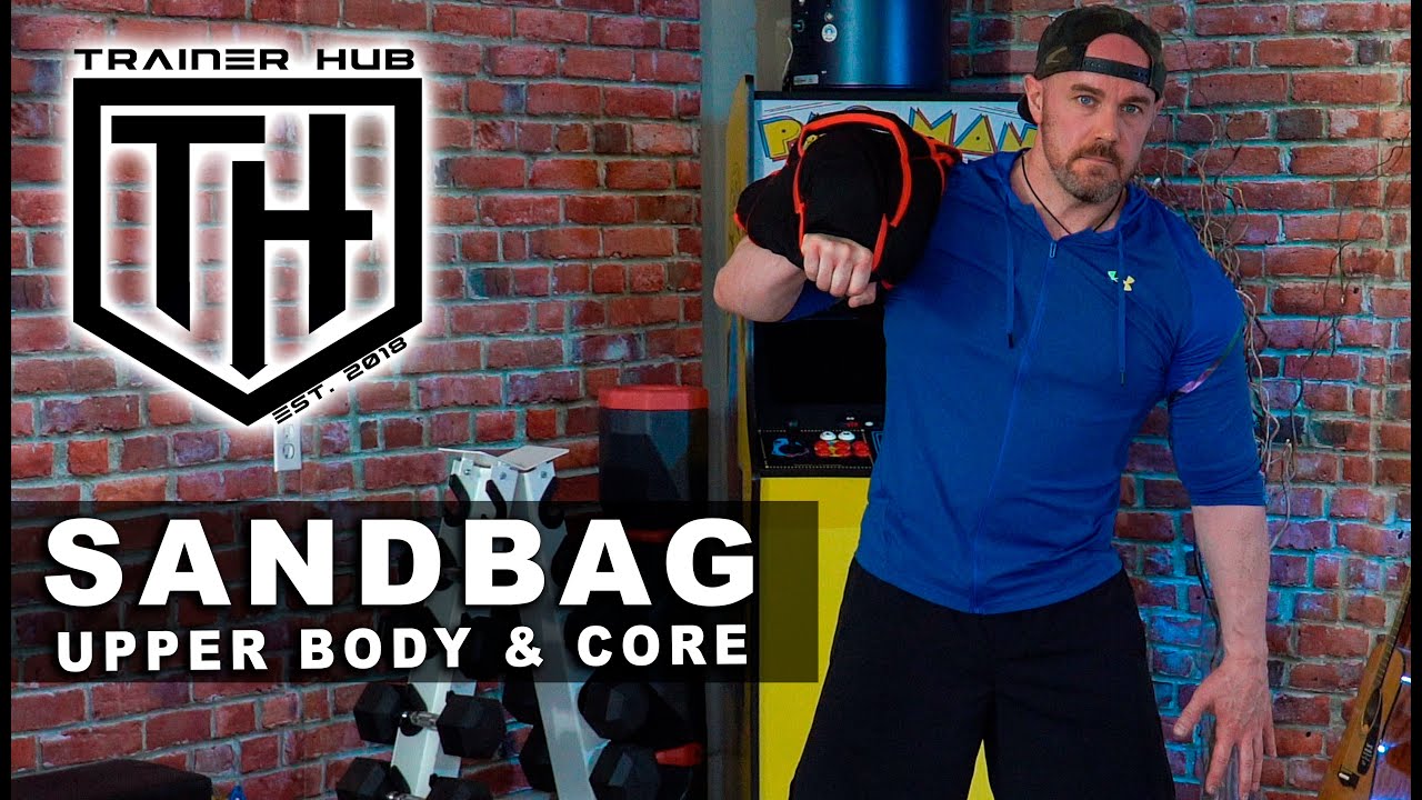 SANDBAG WORKOUT FOR UPPER BODY & CORE (NO REPEATS)