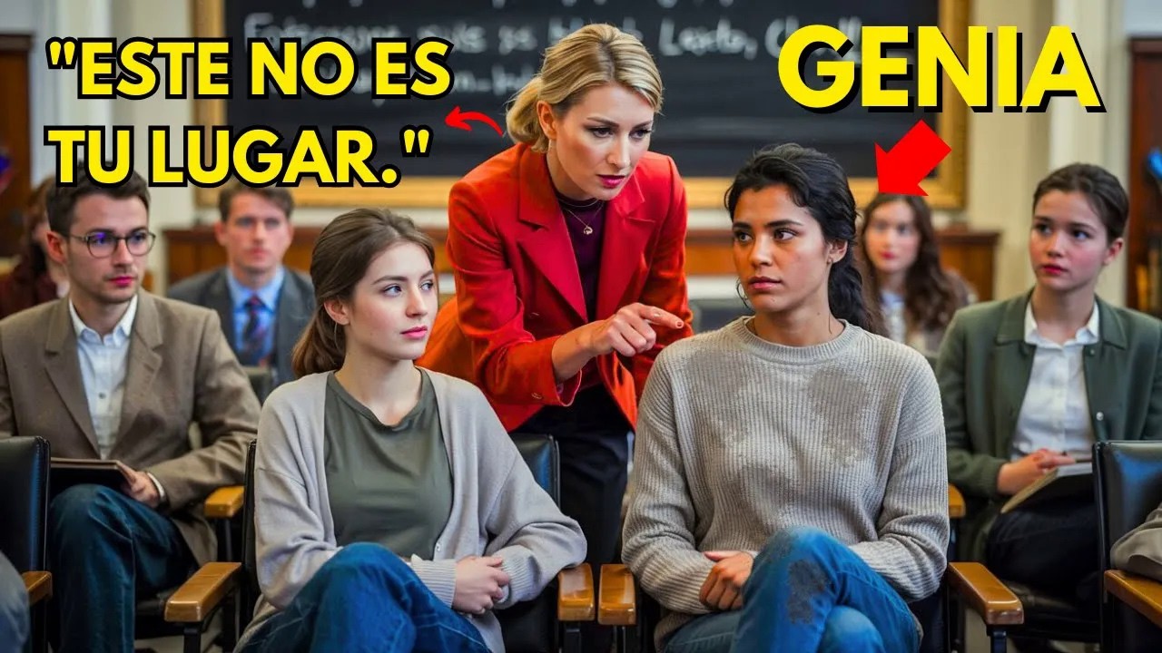 PROFESORA intenta HUMILLAR a una alumna por su ropa… sin saber a quién tenía enfrente