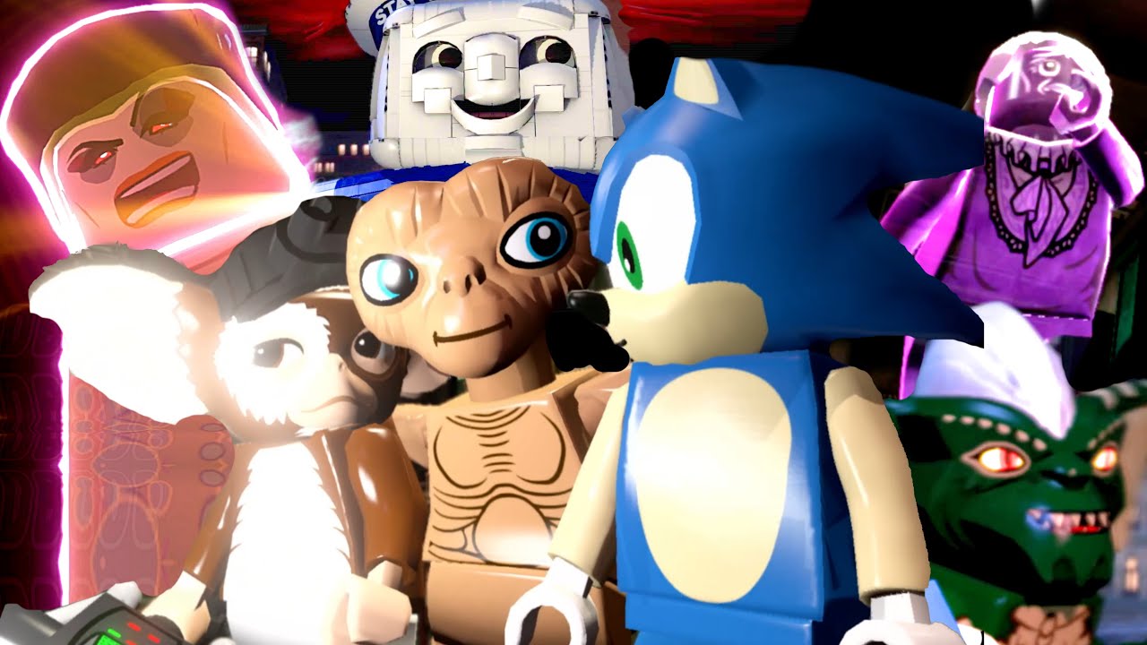 Sonic, ET, Gizmo, Stripe Performs All Ghostbusters Cutscenes in LEGO Dimensions