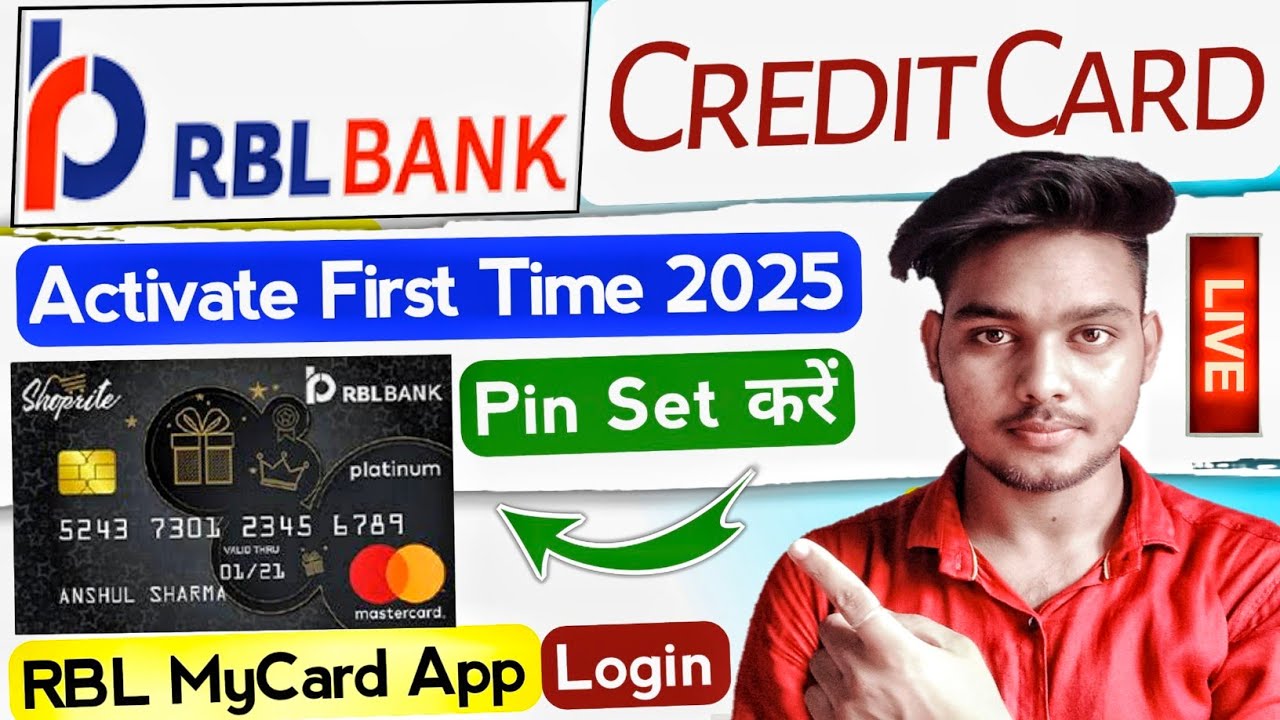RBL bank credit card activation | rbl bank credit card activate | RBL bank credit card pin set
