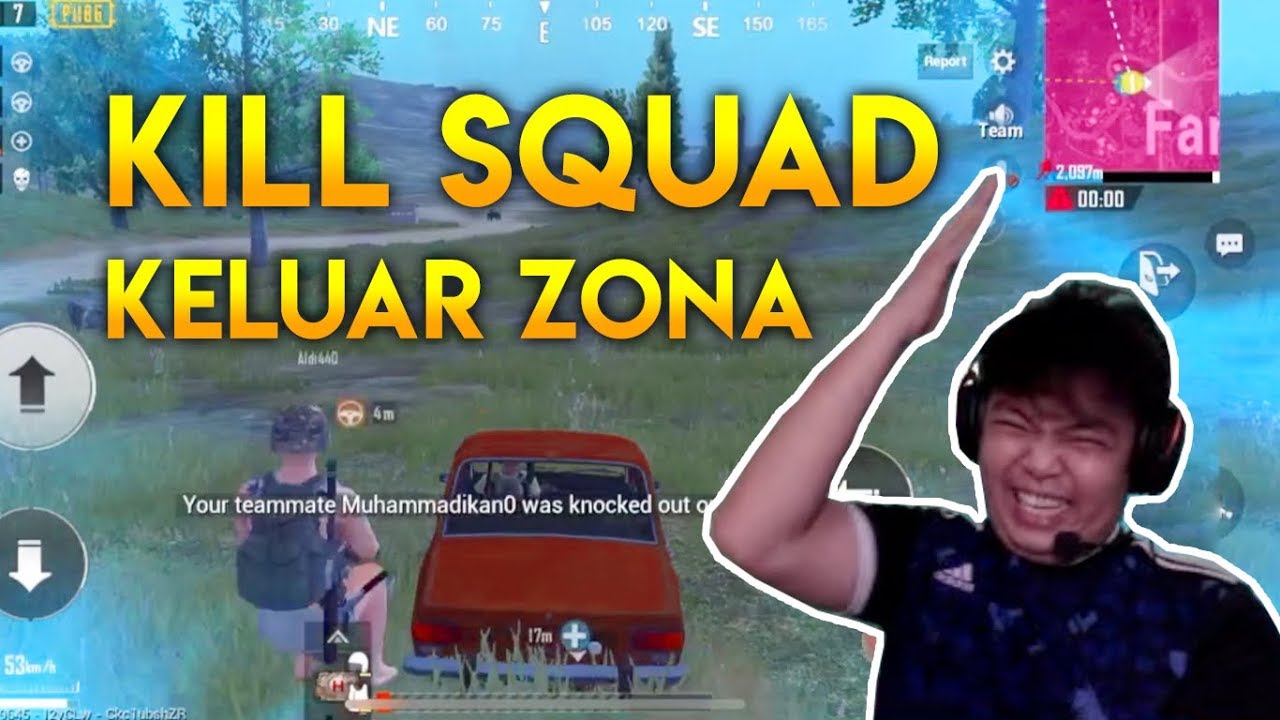 Ajak Squad Random Keluar Zona - Auto Azab (PUBG MOBILE INDONESIA)