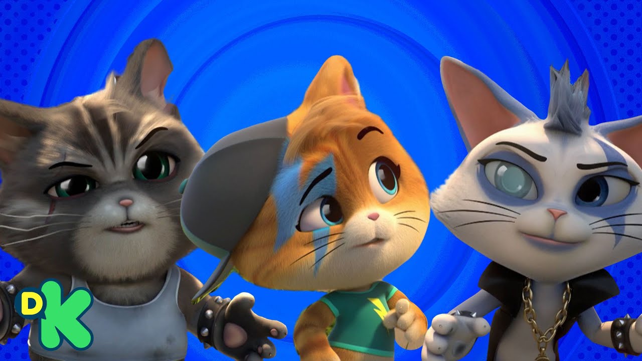 Conheça Boss, Blister e Scab: o grupo de gatinhos vilões | 44 Gatos | Discovery Kids Brasil