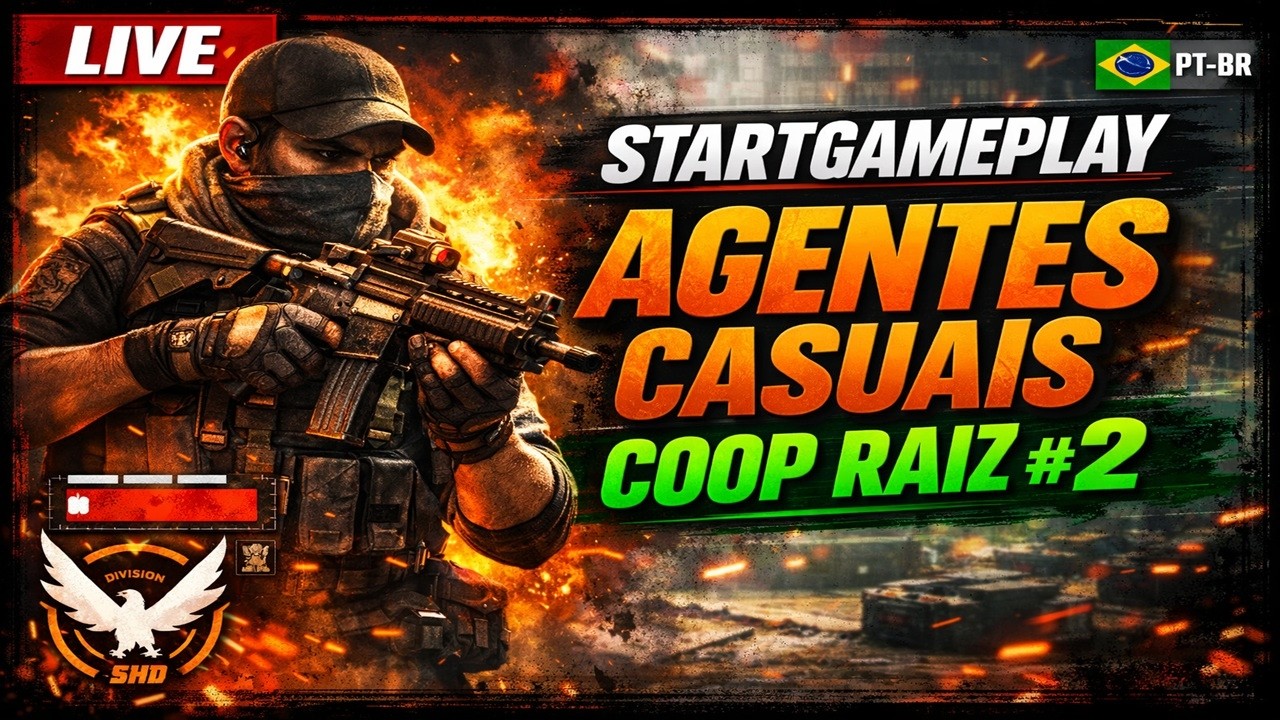 StartGameplay PT-BR | Agentes Casuais na Divisão | Coop Descontraído em The Division 2 | Live #2 |