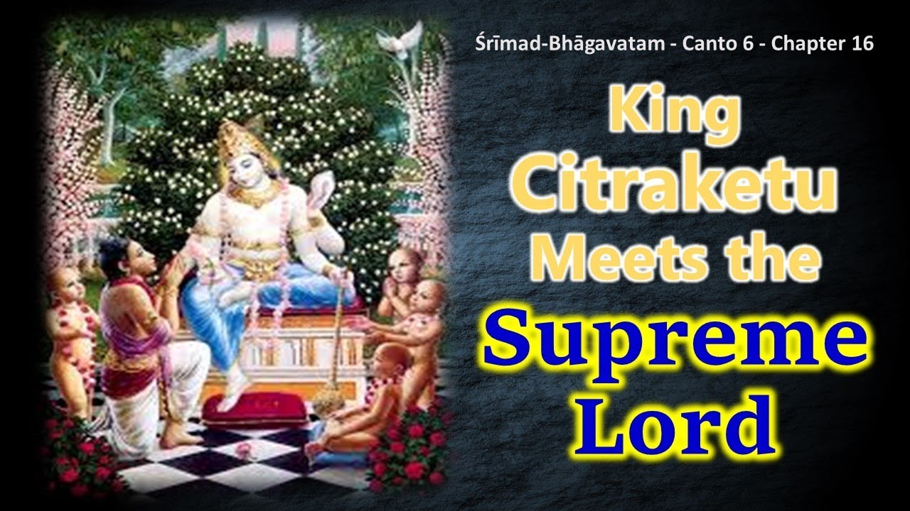 SB 6.16 Srimad Bhagavatam | Canto 6 | Chapter 16 | King Citraketu Meets the Supreme Lord