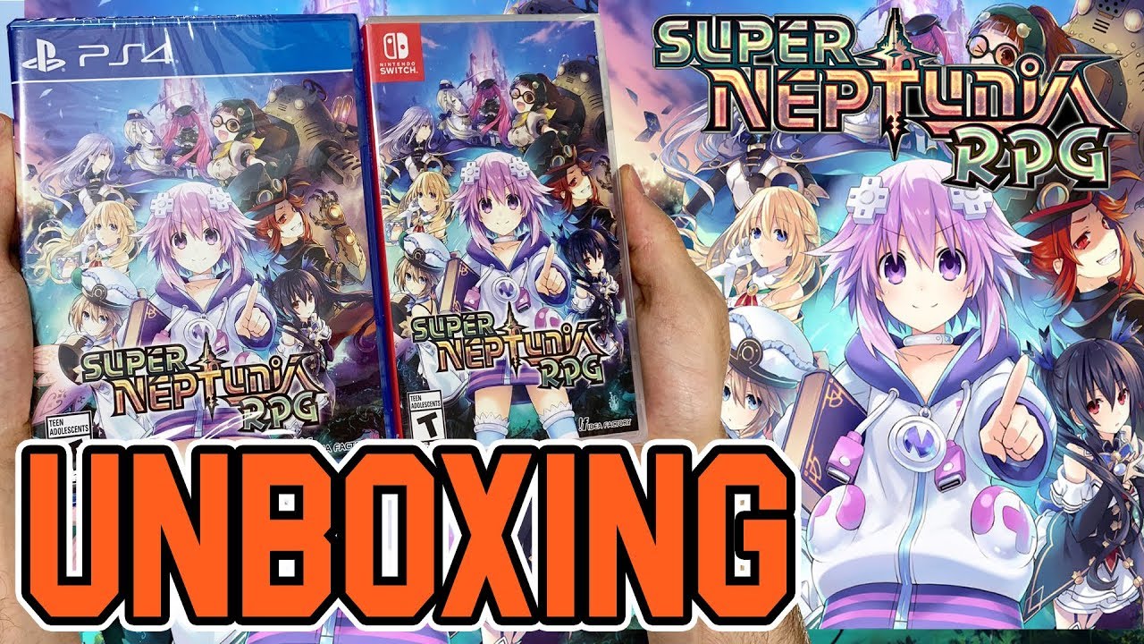 Super Neptunia RPG (PS4/Switch) Unboxing!!