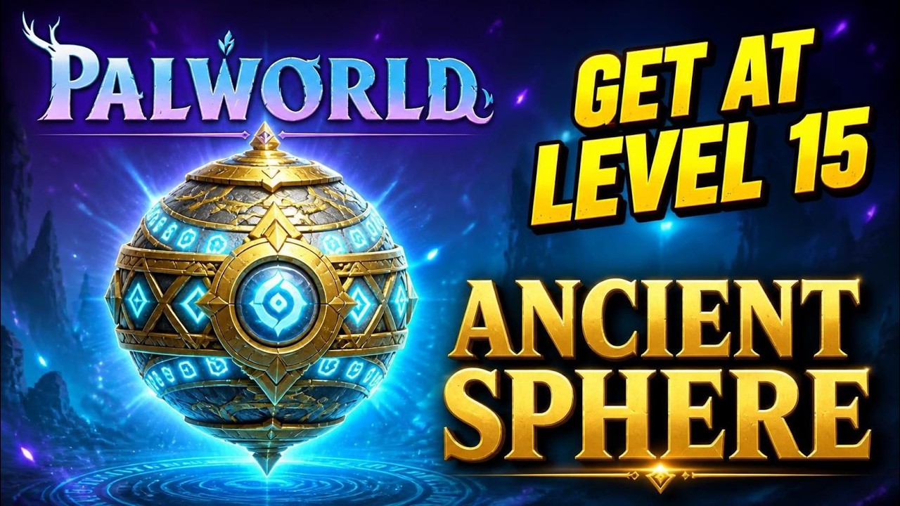 ANCIENT SPHERE at LEVEL 15 in Palworld - Best Sphere Early Game Guide