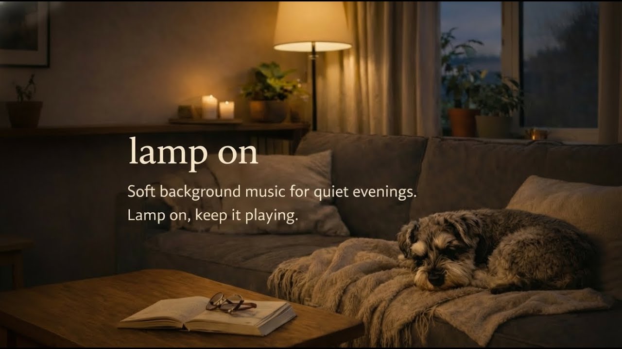 Lamp on | Ultimate Cozy Evening Playlist: Perfect for Relaxing & Sleep 🌌