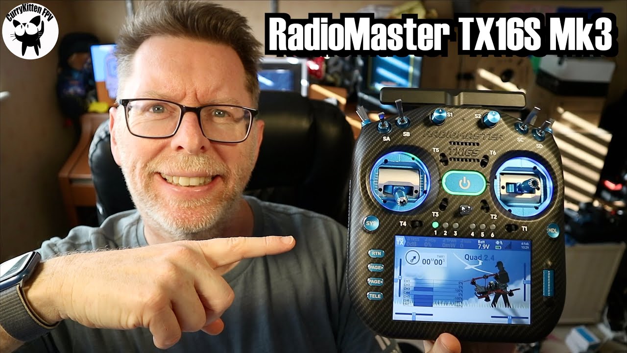 RadioMaster TX16 Mk3.  A Review, and size comparison