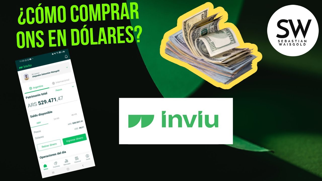 💸 Invertir en Obligaciones Negociables en DOLARES en INVIU 2023 📲 (Alias Asesor SEBASTIAN.INVIU)