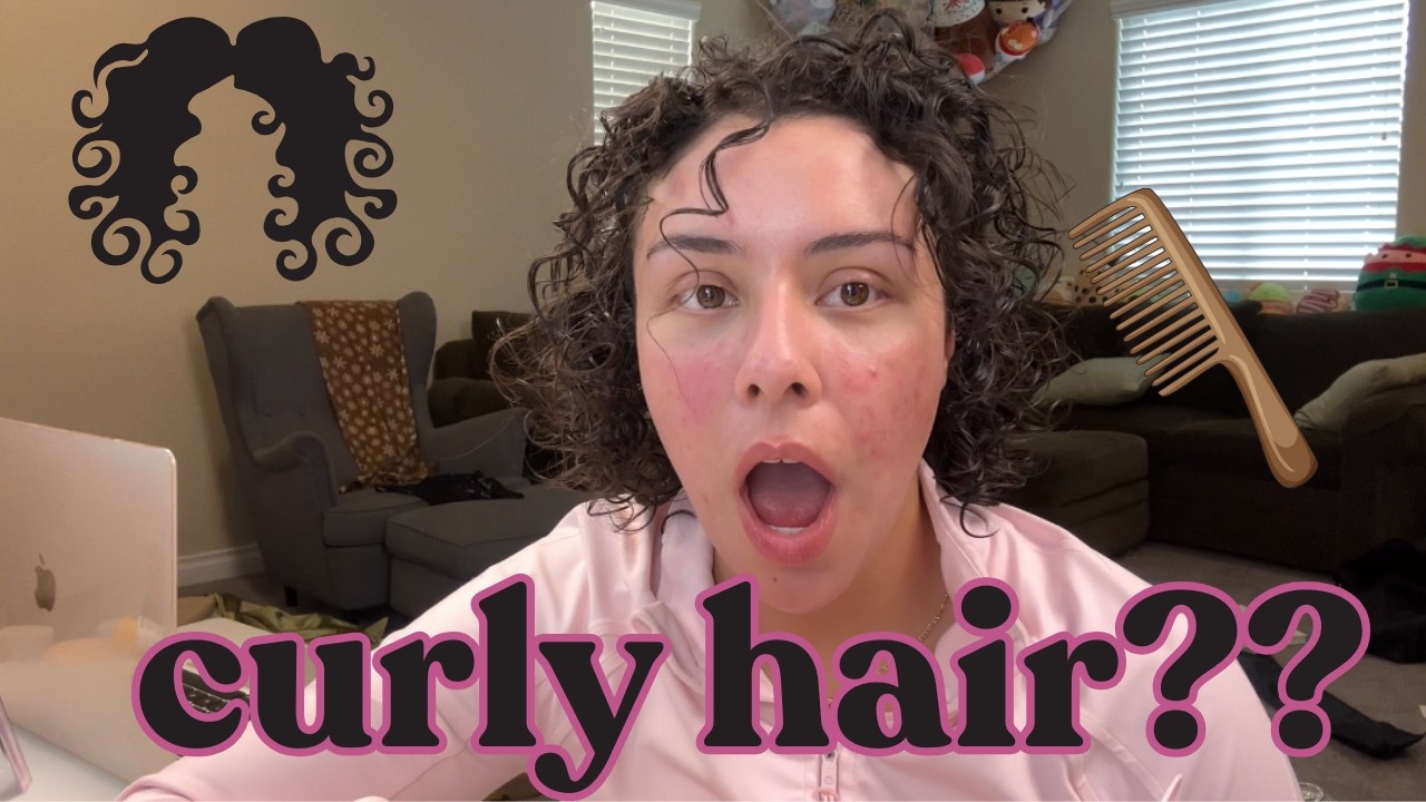 CAT TRIES A CURLY HAIR ROUTINE?!