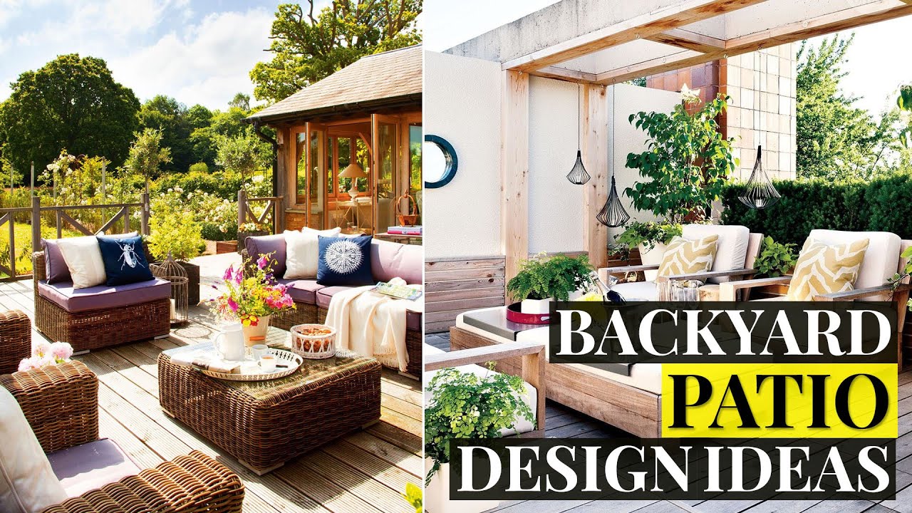 Simple Patio Design ideas for your Small Backyards. Courtyard Landscaping