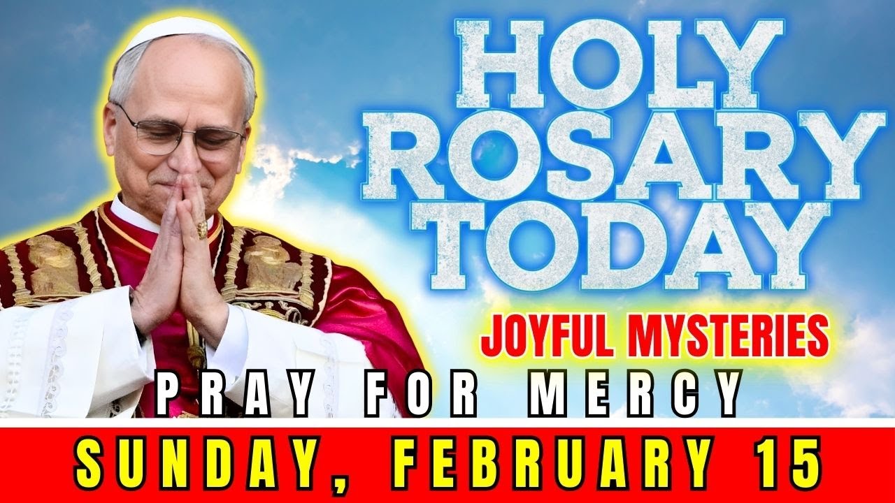 HOLY ROSARY TODAY, SUNDAY, FEBRUARY 15 | GLORIOUS MYSTERIES | THE RADIANT LIGHT OF TOTAL TRUST