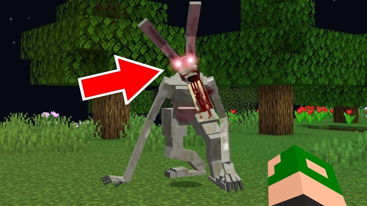 В МОЁМ ХАРДКОРНОМ МИРЕ MINECRAFT ЕСТЬ ЛЖЕ-КРОЛИК!!
