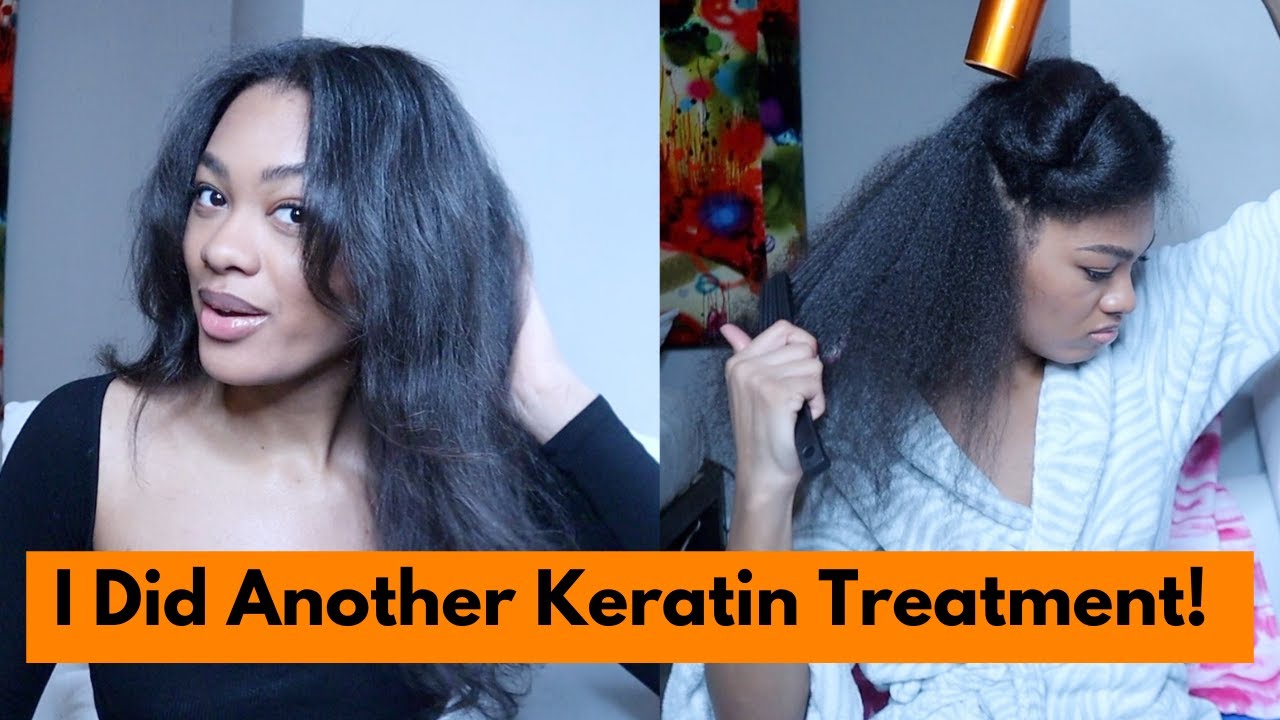 HOW TO: At Home Keratin Treatment UPDATED | $50 At Home Keratin | Keratin Treatment Natural Hair