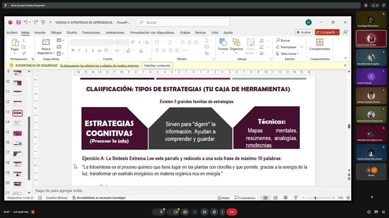 CLASES DE LENGUAJE: UNIDAD 4: ESTRATEGIAS DE APRENDIZAJE PARTE 3  05/02/2026